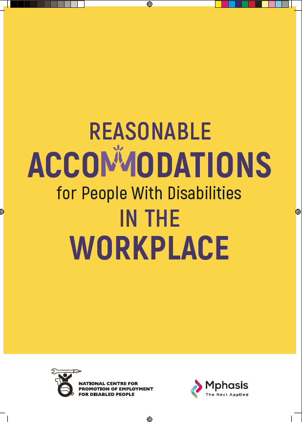 Cover page of reasonable Accommodation in workplace
