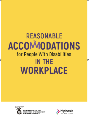 Cover page of reasonable Accommodation in workplace